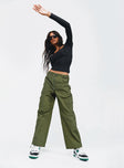 product Princess Polly  Erave Parachute Pants Khaki