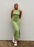 product Princess Polly Asymmetric Neckline  Kamala Maxi Dress Green