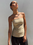 product Princess Polly Sleeveless Square Neck  Wesanders Strapless Top Camel