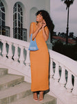 product Princess Polly Asymmetric Neckline  Eberose Reversible Maxi Dress Orange