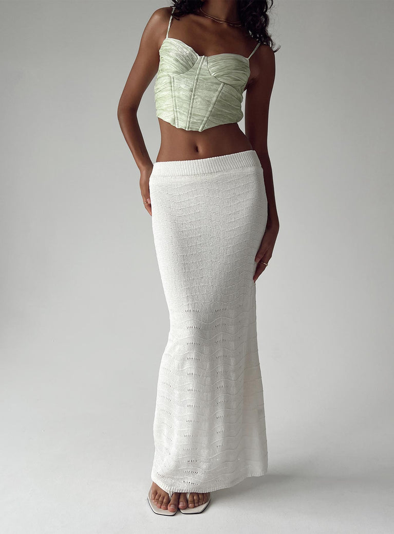 product Edin Maxi Skirt White Princess Polly  Maxi 