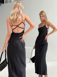 product Princess Polly Square Neck  Ravia Maxi Dress Black