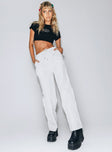 product Princess Polly High Waisted Pants High Waisted Pants High Waisted Pants  Darlington Parachute Pants White