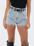 product Laurena Denim Shorts Petite Princess Polly High Waisted Shorts 