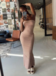 product Princess Polly Asymmetric Neckline  Oscar Midi Dress Dusty Pink