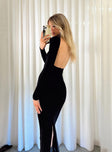 product Princess Polly Square Neck  Mariani Backless Maxi Dress Black