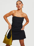 product Princess Polly Square Neck  Bradwell Strapless Mini Dress Black