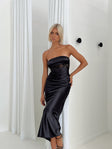 product Princess Polly Square Neck  Bellwood Strapless Maxi Dress Black