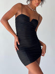 product Princess Polly Sweetheart Neckline Sweetheart Neckline  I Want You Mini Dress Black Tall