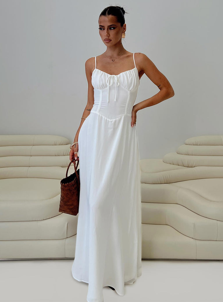 Eleanora Maxi Dress White