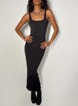 product Princess Polly Scoop Neck  Castling Maxi Dress Black