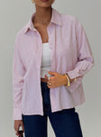 Wild Promise Top Pink Stripe