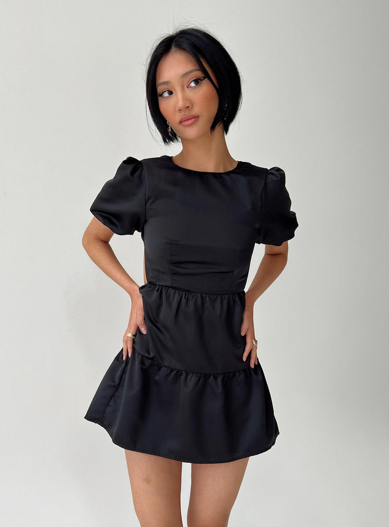 product Princess Polly High Neck  Capone Mini Dress Black