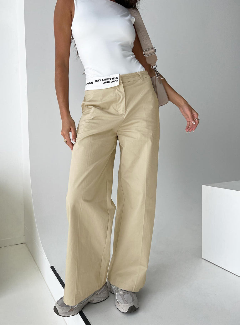 product Princess Polly  Carazon Pants Beige