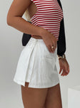 Gigi Wrap Skort White