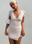 product Princess Polly V-Neck  Kacey Mini Dress White Floral