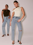 product Princess Polly High Waisted  Holland Jeans Denim