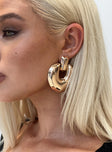 Stumble Earrings Gold