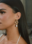 Carrion Earrings Gold