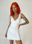 product Princess Polly Asymmetric Neckline  Nellie Mini Dress White