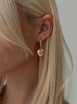 We Found Love Earrings Gold