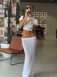 product Belle Knit Maxi Skirt White Princess Polly  Maxi 