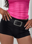 Born To Ride Low Waist Belt Black