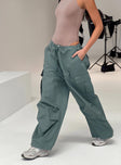 product Princess Polly High Waisted Pants  Utility Pants Slate