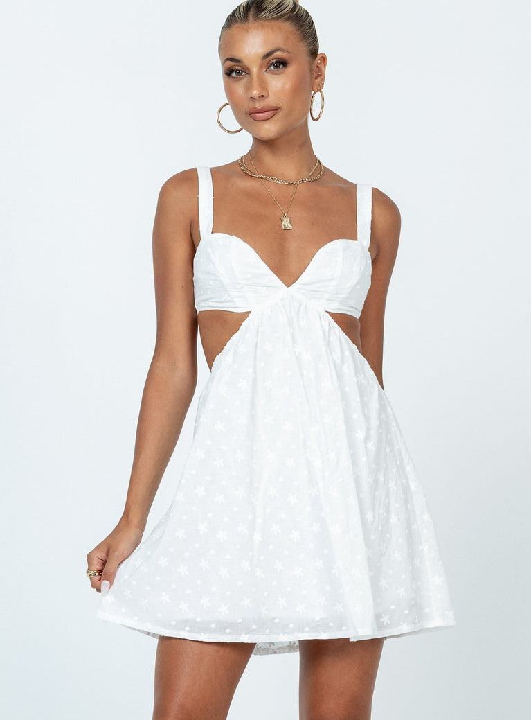 Khalia Mini Dress White Petite