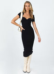 product Princess Polly High Neck  Ellisen Midi Dress Black