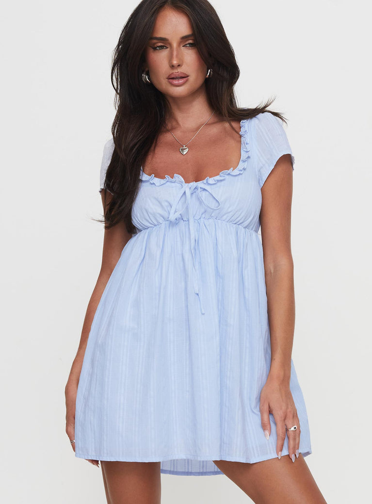 Monsterrat Mini Dress Blue