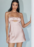 product Princess Polly Asymmetric Neckline  Hansen Mini Dress Pink