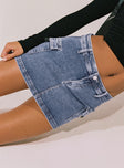 product Grishea Low Rise Denim Skirt Princess Polly  Mini Skirts 