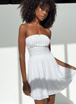 product Princess Polly Square Neck  Silva Strapless Mini Dress White