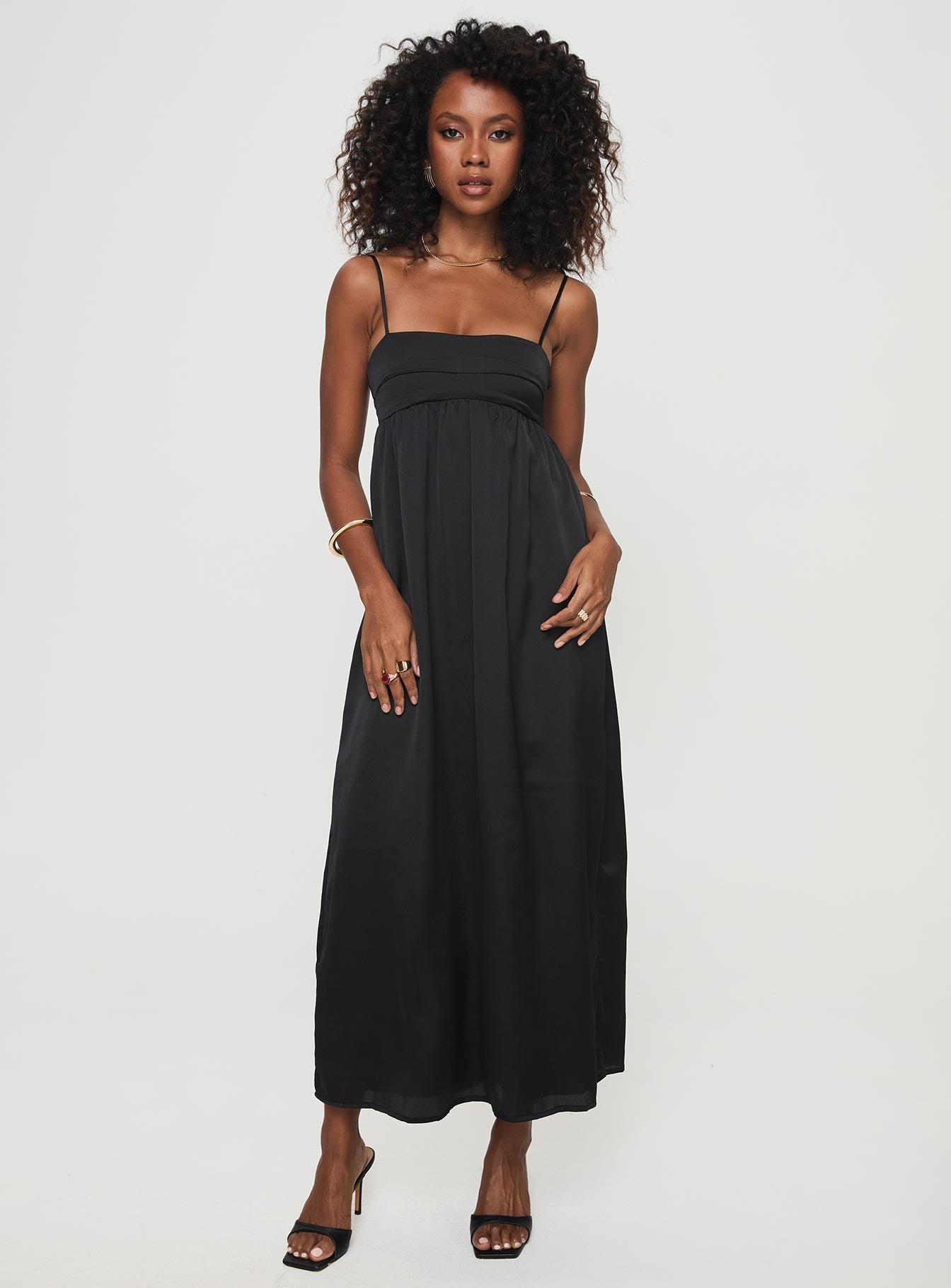 Shop Formal Dress - Ortega Maxi Dress Black fifth image