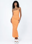 product Princess Polly Plunger  Oscar Midi Dress Orange