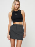 product Patti Mini Skirt Grey Princess Polly  Mini Skirts 