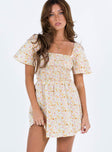 product Princess Polly Square Neck  Summer Nights Mini Dress Floral Petite