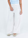 product Princess Polly High Waisted Pants  Brunie Pants White Petite