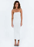 product Princess Polly High Neck  Oscar Midi Dress White Petite