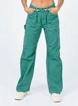 product Princess Polly Low Rise Jeans  Miami Vice Pants Green