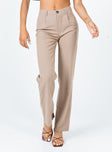 product Princess Polly High Waisted Pants  Titius Pants Beige