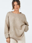 product Ryanna Sweater Beige Princess Polly  Long 