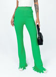 back view of model wearing Princess Polly Anderson Pants Green 