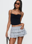 Kipper Low Rise Skort Grey