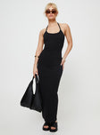 product Princess Polly Scoop Neck  Karyssa Rib Maxi Dress Black