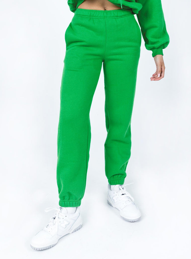 product Princess Polly  Pheonix Track Pants Apple Green