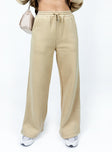 product Princess Polly  Kaiden Straight Leg Track Pant Beige