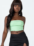 product Princess Polly Sleeveless Asymmetric Neckline  Chadwick Top Green