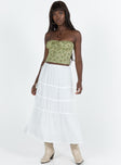 product Perky Maxi Skirt White Princess Polly  Midi Skirts 